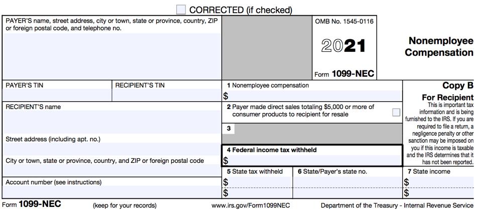 Is the nonemployee compensation 1099 form a new form